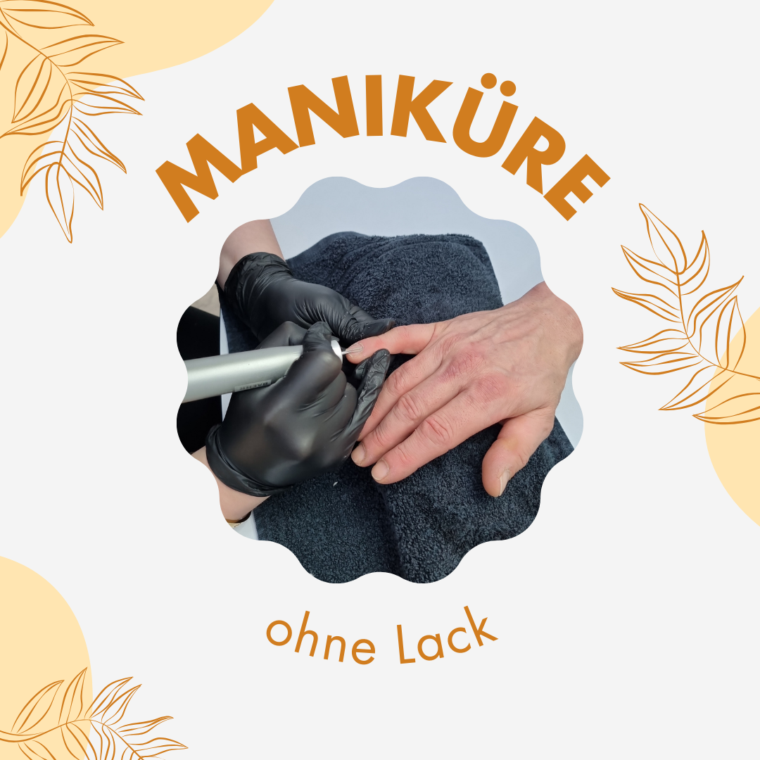 Maniküre ohne Lack