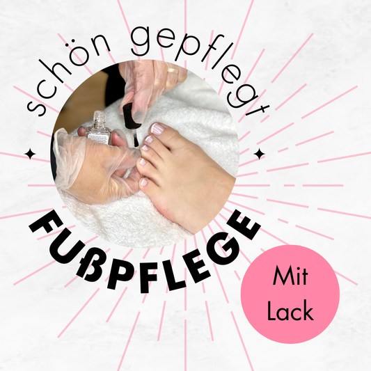 Fußpflege mit Lack