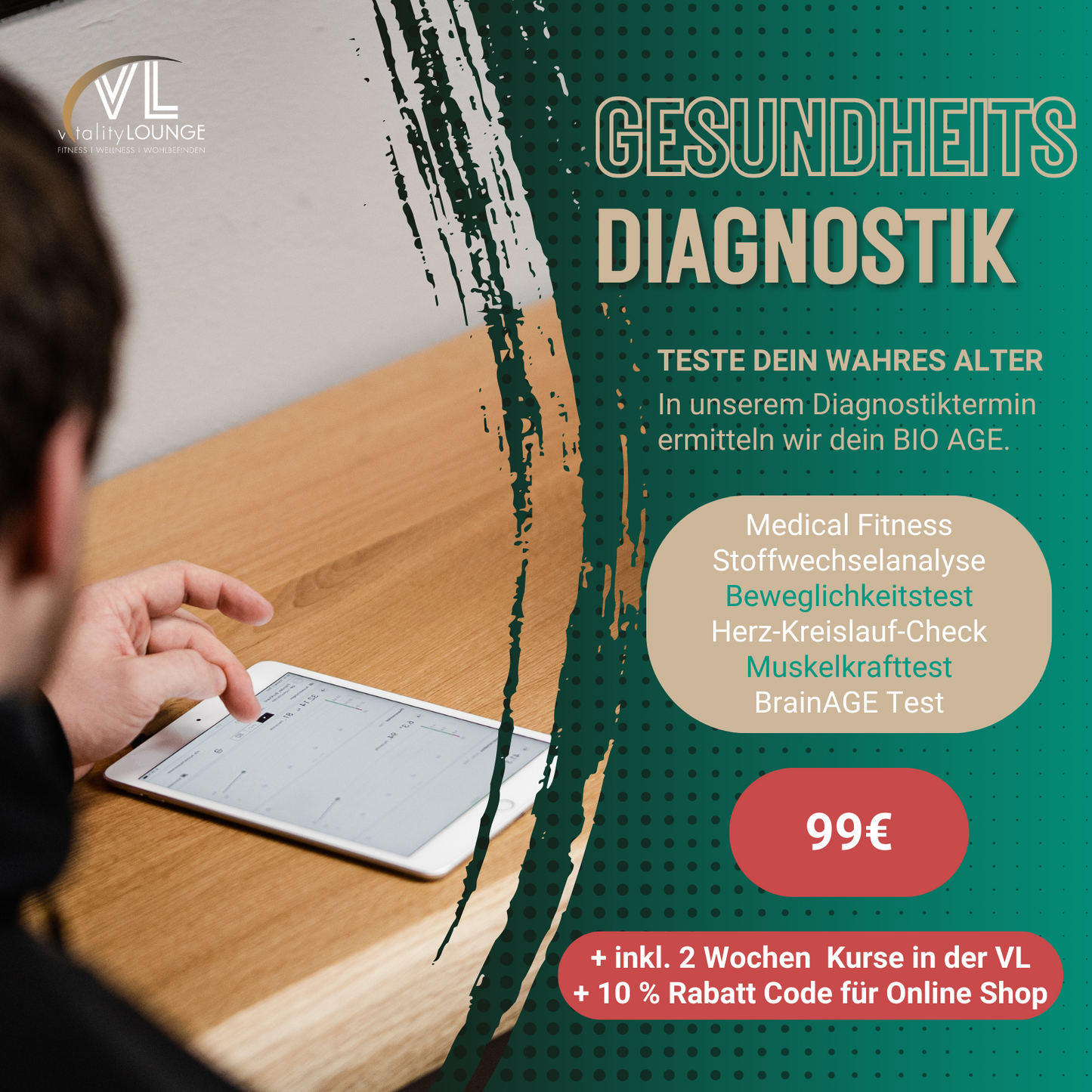 Vitality Lounge Gesundheitsdiagnostik