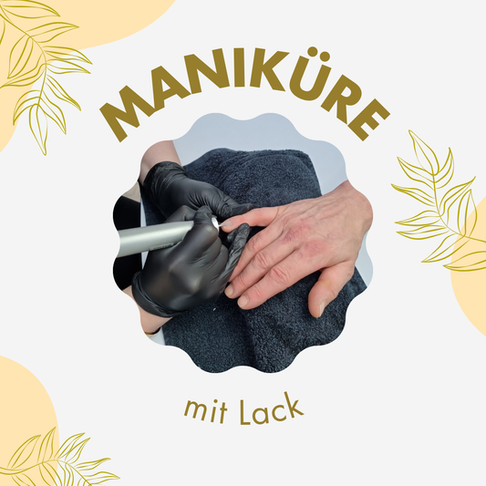 Maniküre mit Lack